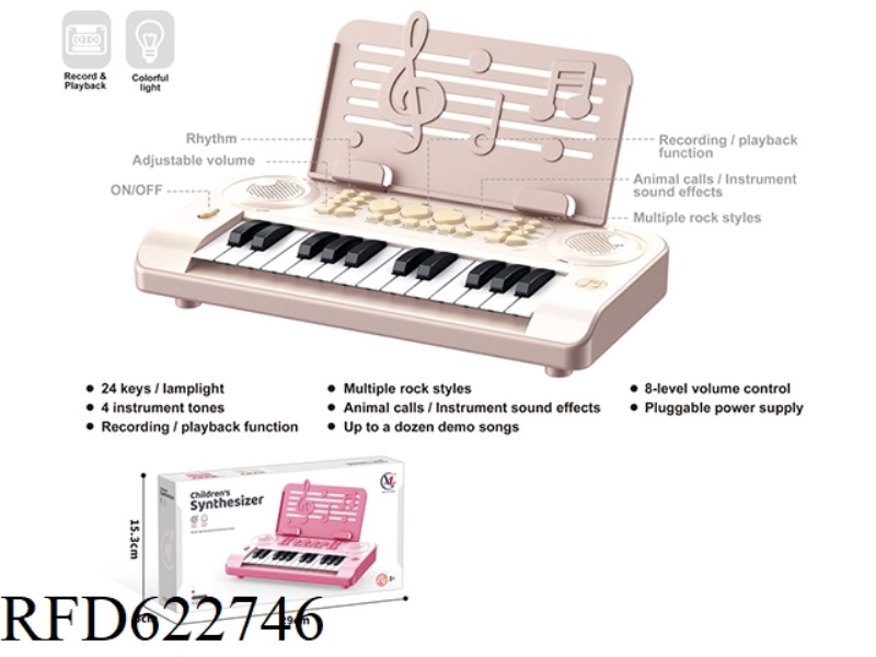 24-KEY MULTI-FUNCTION ELECTRONIC ORGAN