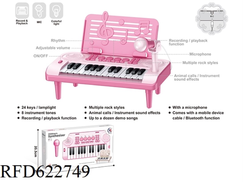 24-KEY MULTI-FUNCTION ELECTRONIC ORGAN