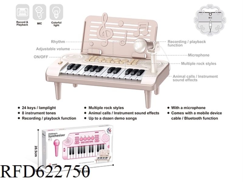 24-KEY MULTI-FUNCTION ELECTRONIC ORGAN