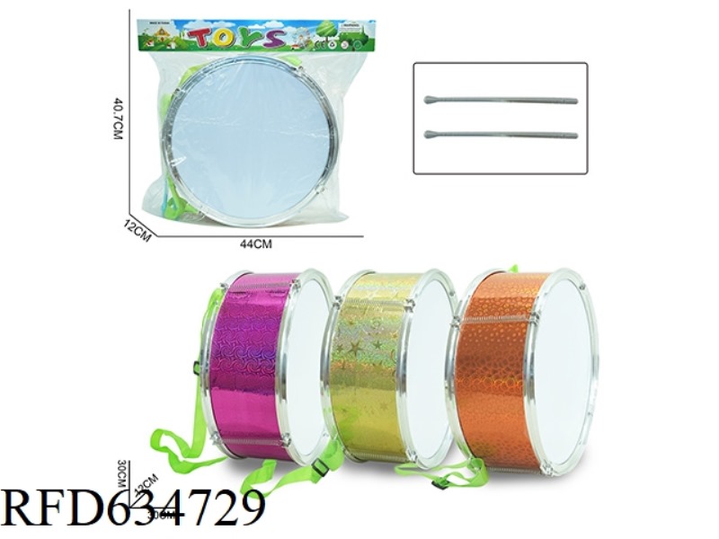 12 INCH ELECTROPLATED PVC SURFACE JAZZ DRUM