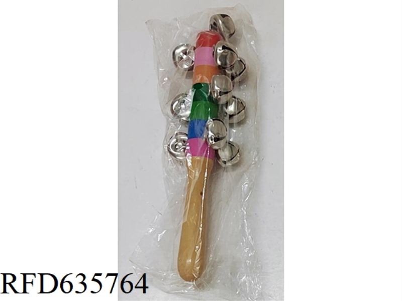 WOODEN RAINBOW RATTLE