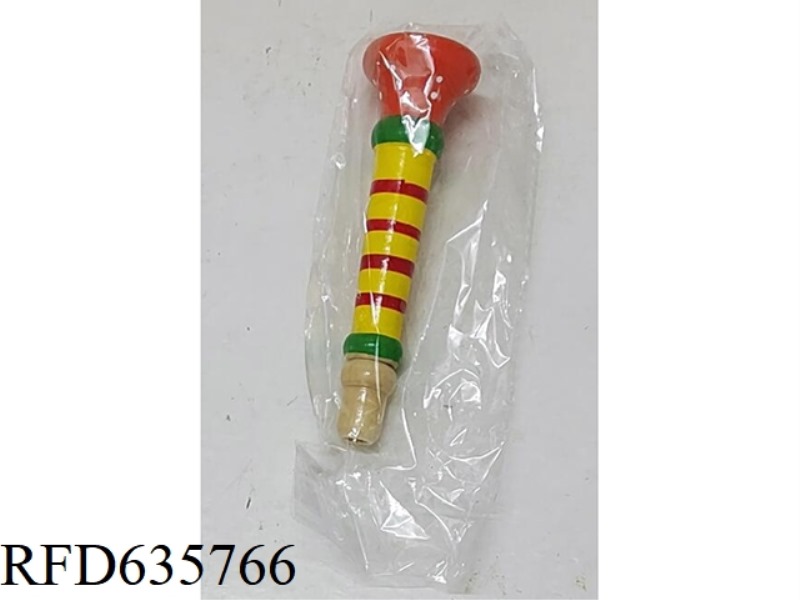WOODEN TRUMPET FOR CHILDREN