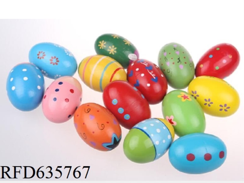 WOODEN SAND EGG