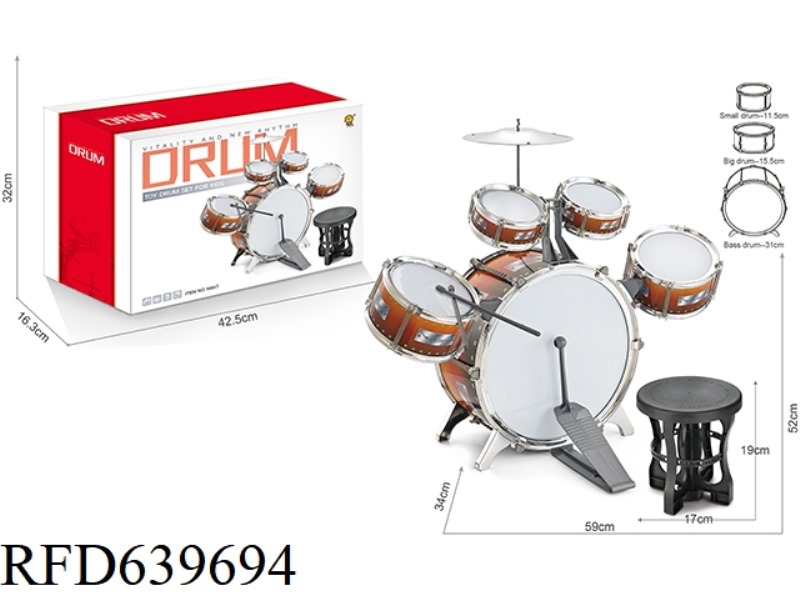 ELECTROPLATED DRUM KIT