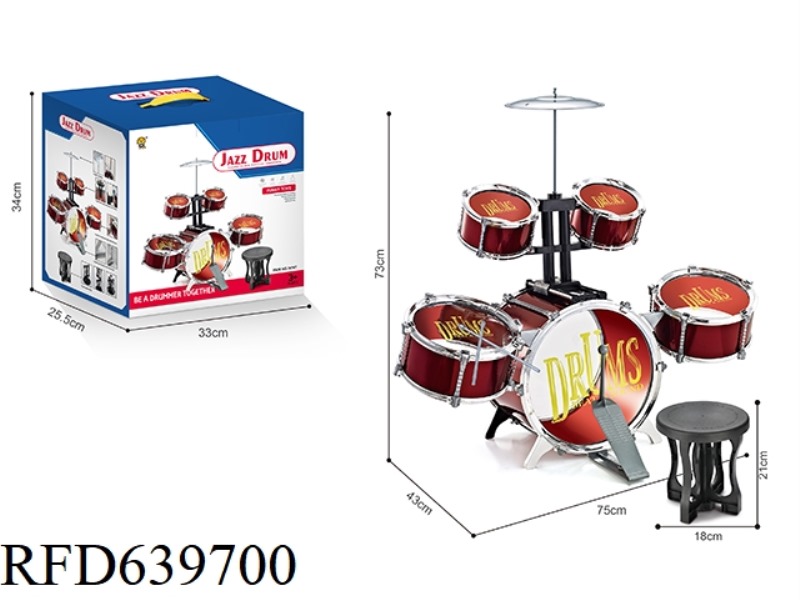 ELECTROPLATED DRUM SET