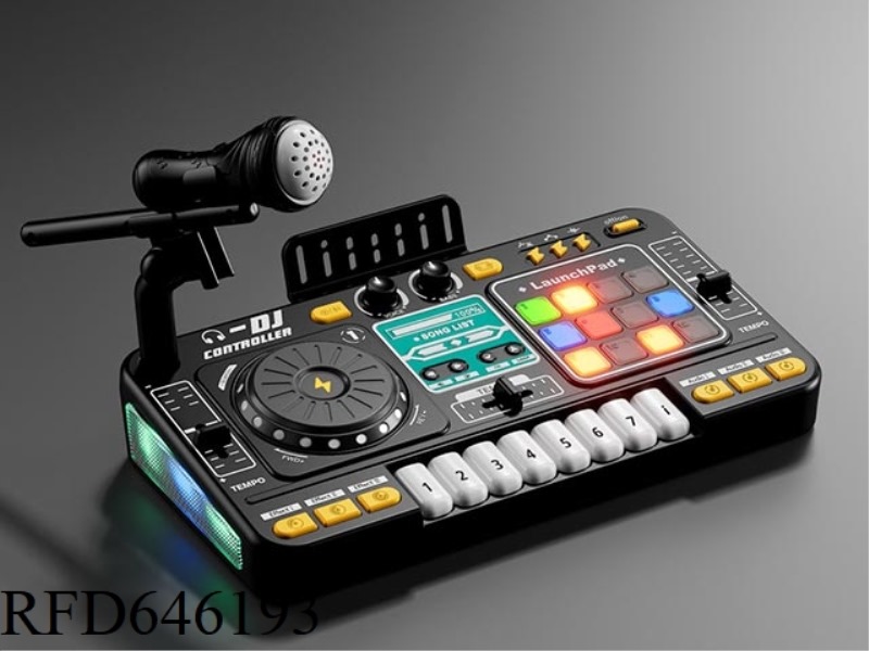 MULTI-FUNCTION DJ DISC PLAYER MICROPHONE VERSION