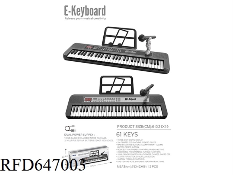 61-KEY ELECTRONIC ORGAN