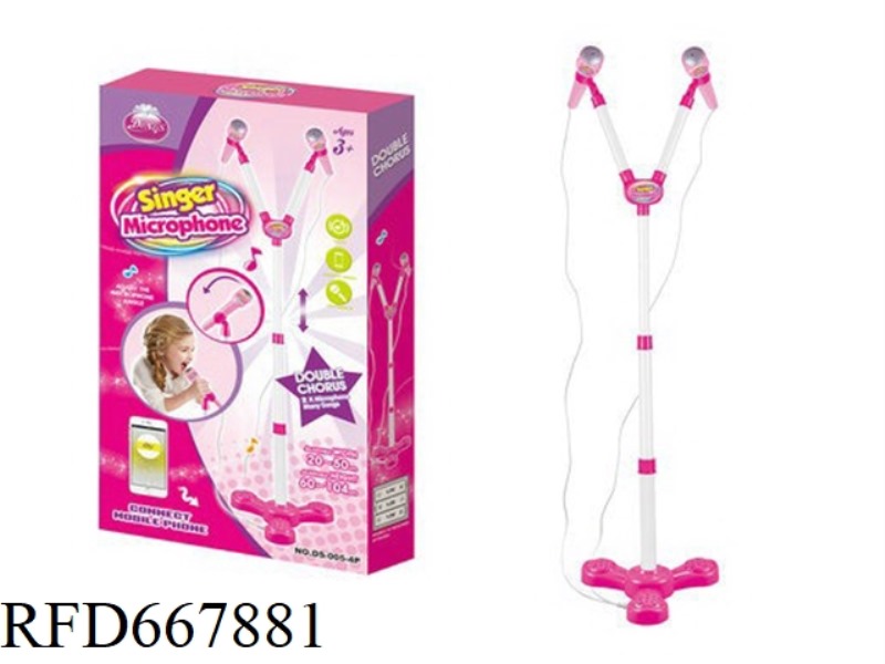 GIRLS AND CHILDREN MICROPHONE DOUBLE MARK