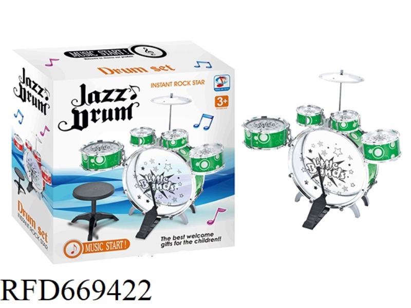 ELECTROPLATED JAZZ DRUMS