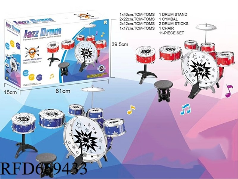 ELECTROPLATED JAZZ DRUMS