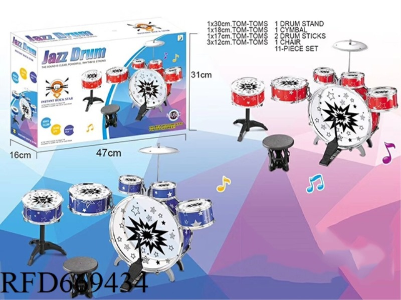 ELECTROPLATED JAZZ DRUMS