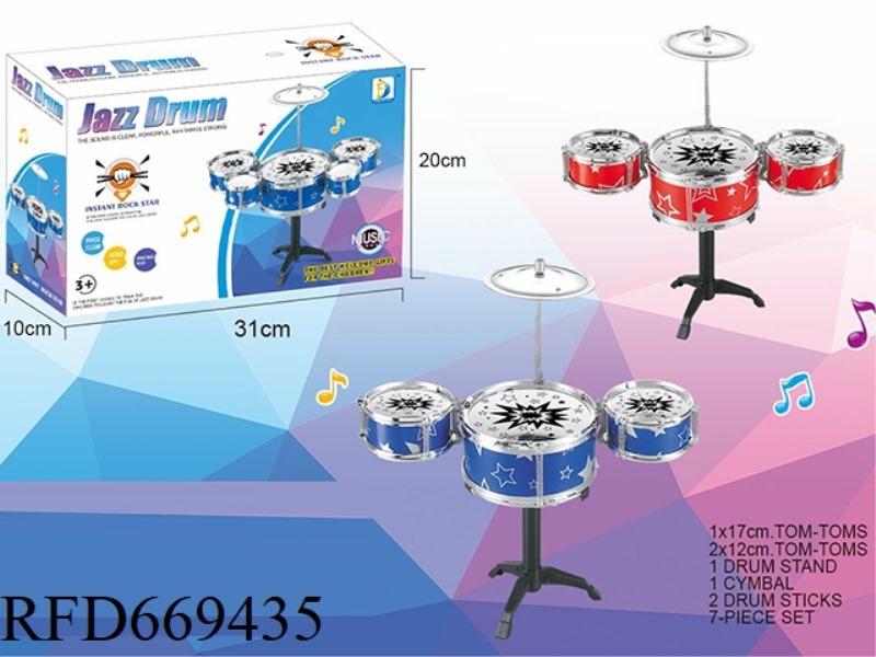 ELECTROPLATED JAZZ DRUMS