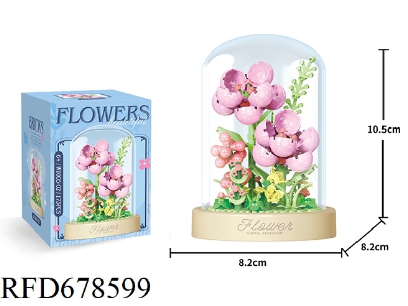 173 PIECES OF DUST COVERS FOR THE BUILDING BLOCK PEONY