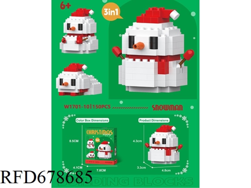 SNOWMAN 150 PIECES