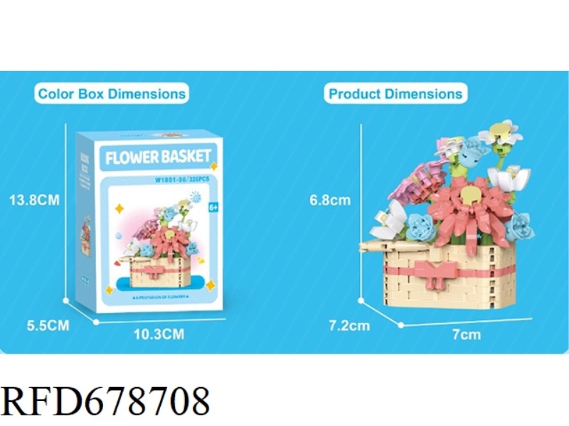 326 PIECES OF BLOOMING FLOWERS