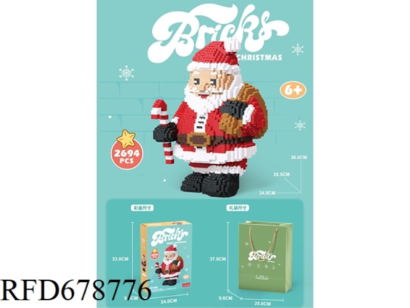 SANTA CLAUS 2,694 PCS