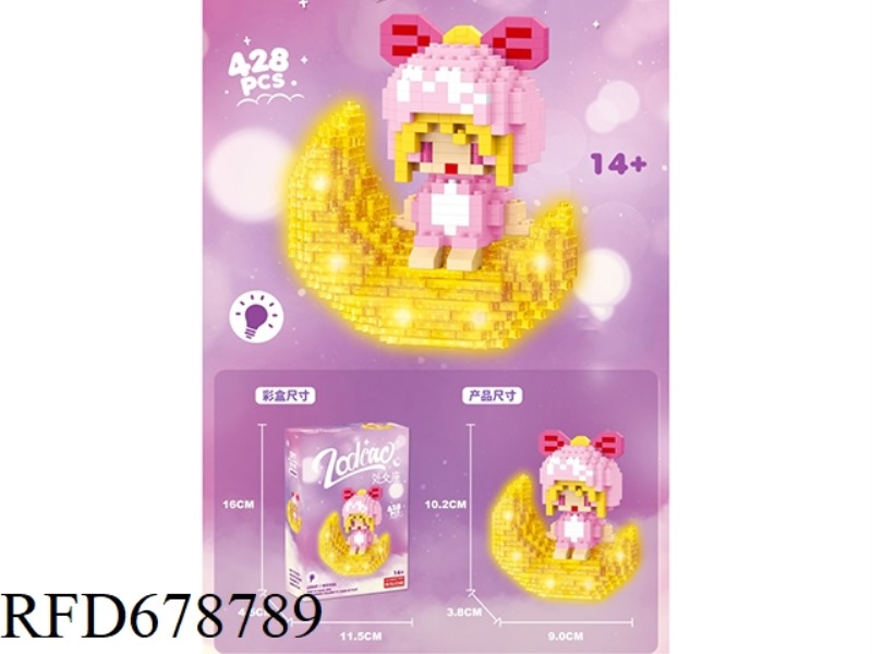 THE MOON IS IN VIRGO AT 428PCS