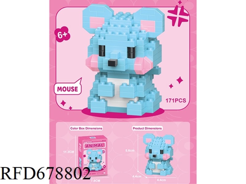AGGRIEVED PANDA 171PCS- MICRO-PARTICLE BUILDING BLOCKS
