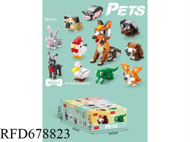 BLUE LION SMART AND BRAVE 378PCS- MICRO-PARTICLE BUILDING BLOCKS
