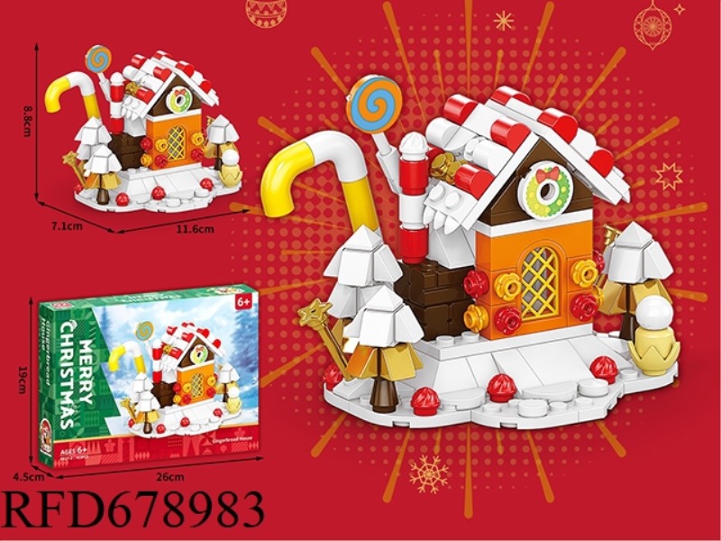 GINGERBREAD HOUSE 183 PIECES