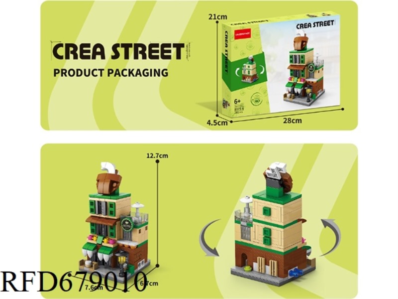 THE COFFEE SHOP CONTAINS 281 PIECES