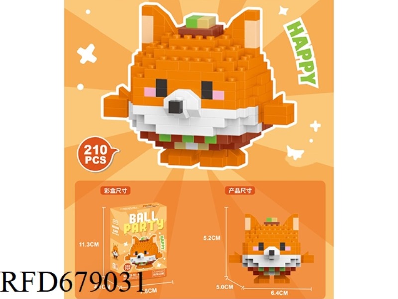 FOX 210PCS- MICRO-PARTICLE BUILDING BLOCKS