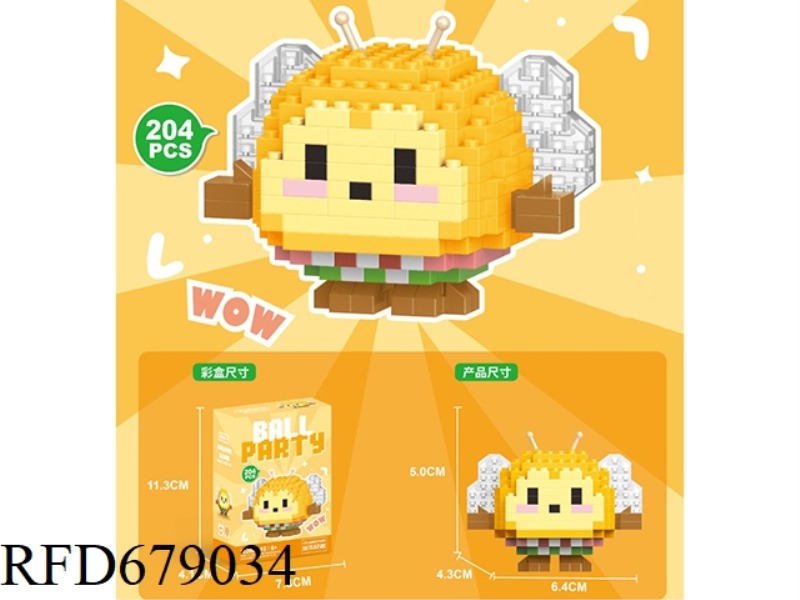 BEES 204PCS- MICRO-PARTICLE BUILDING BLOCKS