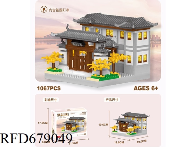 1067 PIECES OF MICRO-PARTICLE BUILDING BLOCKS FROM FUDAN UNIVERSITY