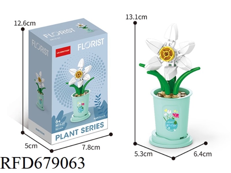 XIAOHAN NARCISSUS 52 PIECES OF MICRO-PARTICLE BUILDING BLOCKS