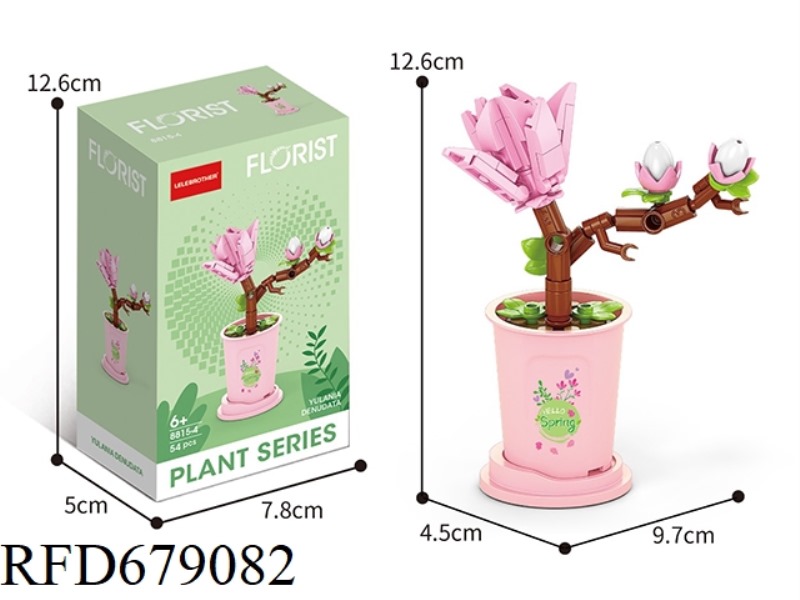 SPRING EQUINOX MAGNOLIA 54 PIECES OF MICRO-PARTICLE BUILDING BLOCKS