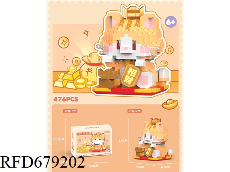 THE MANEKI NEKO HAS BROUGHT IN 476 PIECES OF WEALTH