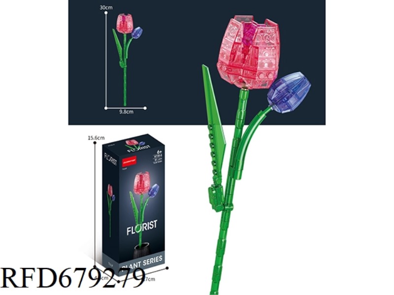 91 PIECES OF TULIPS