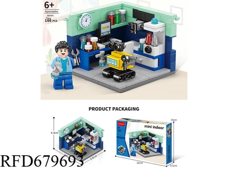 SCIENTISTS 166PCS