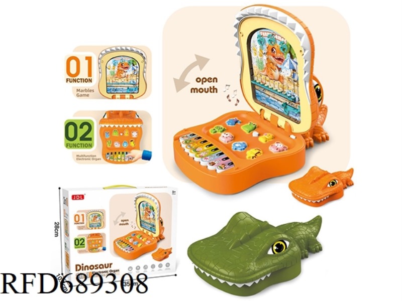 DINOSAUR ELECTRONIC KEYBOARD+PINBALL MACHINE
