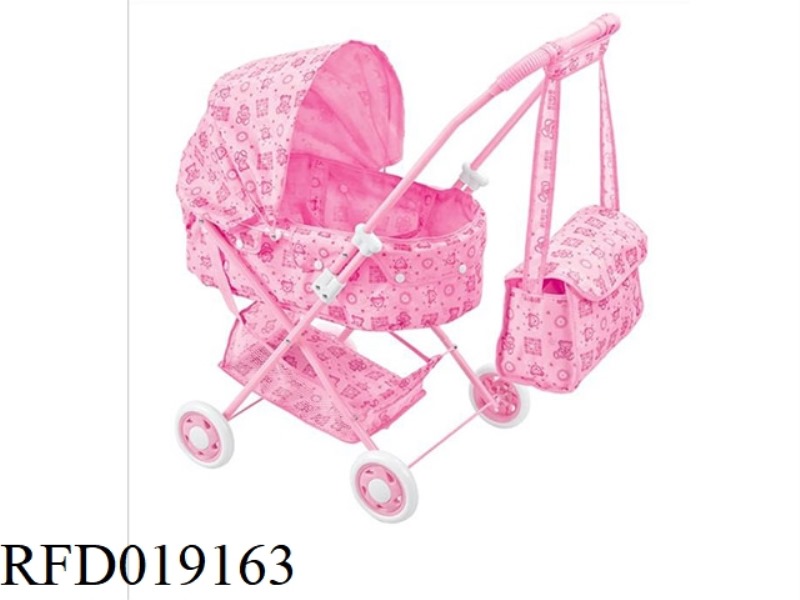 DOLL TROLLEY + SMALL SCHOOLBAG (IRON)