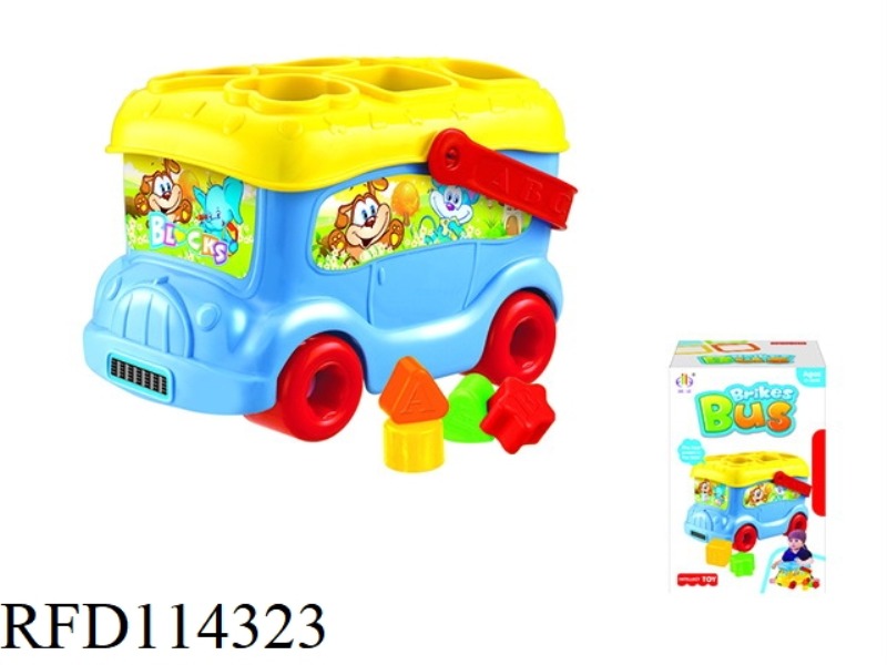 PUZZLE BUILDING BLOCK CAR