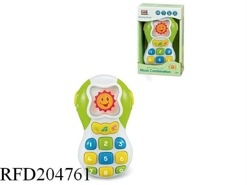 MUSIC PHONE WITH LIGHT AND MUSIC(ENGLISH/SPANISH)