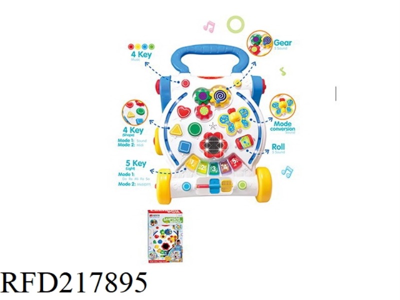 BABY LEARNING WALKER WITH LIGHT AND MUSIC