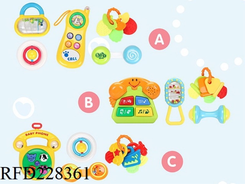 BABY RATTLE WITH MUSIC(ANIMAL SOUND)