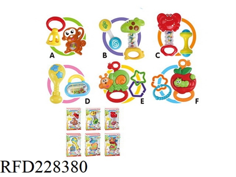 BABY RATTLE(6 ASST)