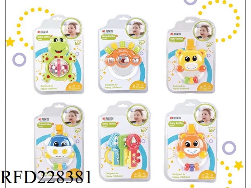 BABY RATTLE(6 ASST)
