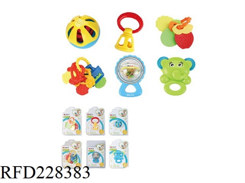 BABY RATTLE(6 ASST)