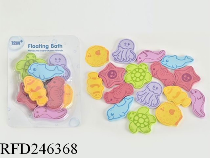 BATH OCEAN EVA 16PCS