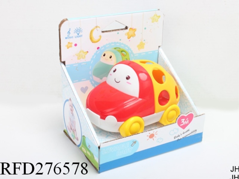 CAR BABY RATTLE WITH LIGHT AND MUSIC