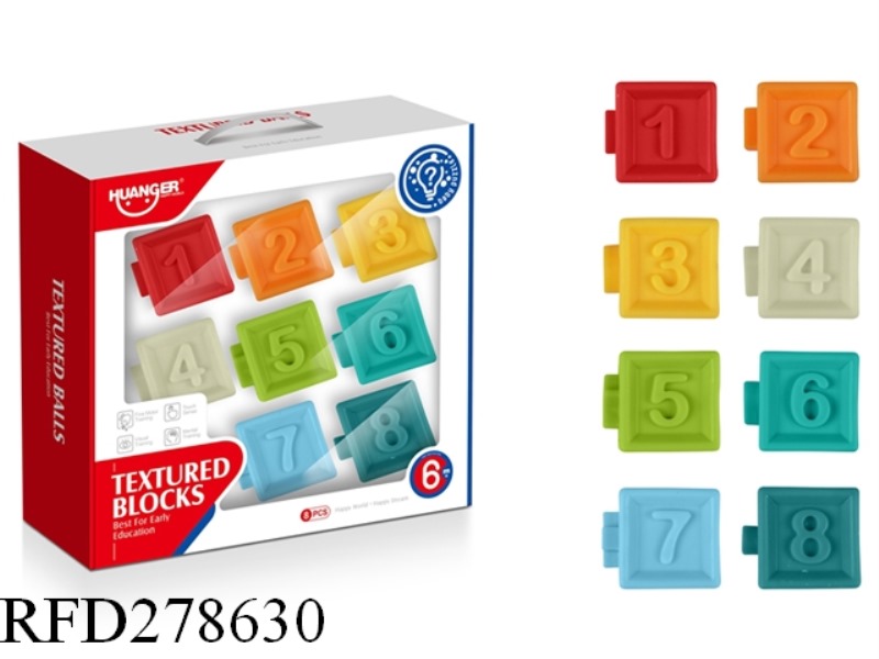 FLEXIBLE GLUE BLOCK DIAMONDS 8PCS