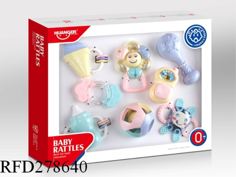 BABY RATTLE 8PCS