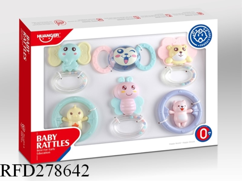 BABY RATTLE 6PCS