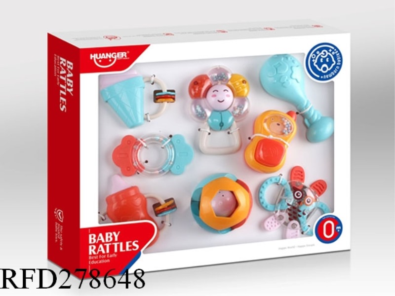 BABY RATTLE 8PCS