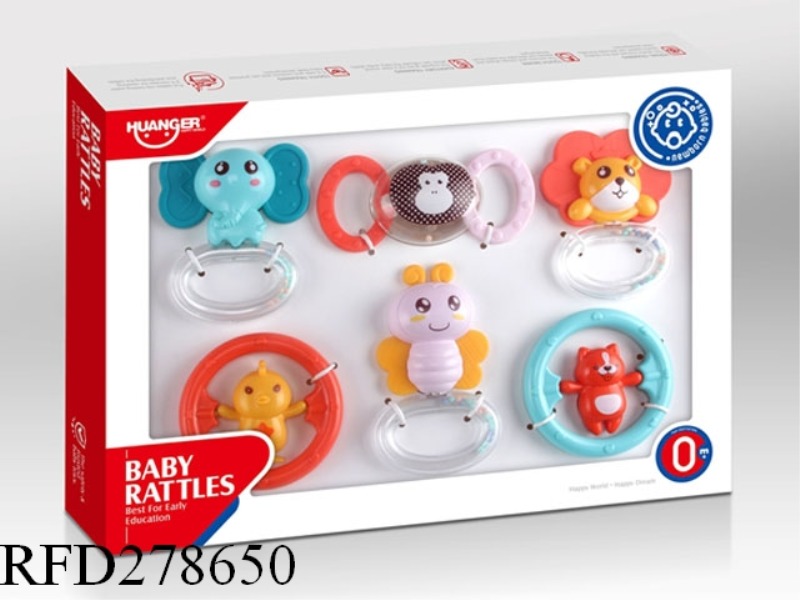 BABY RATTLE 6PCS