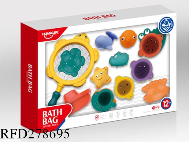 PADDLE OCEAN ANIMAL+NET(16PCS)